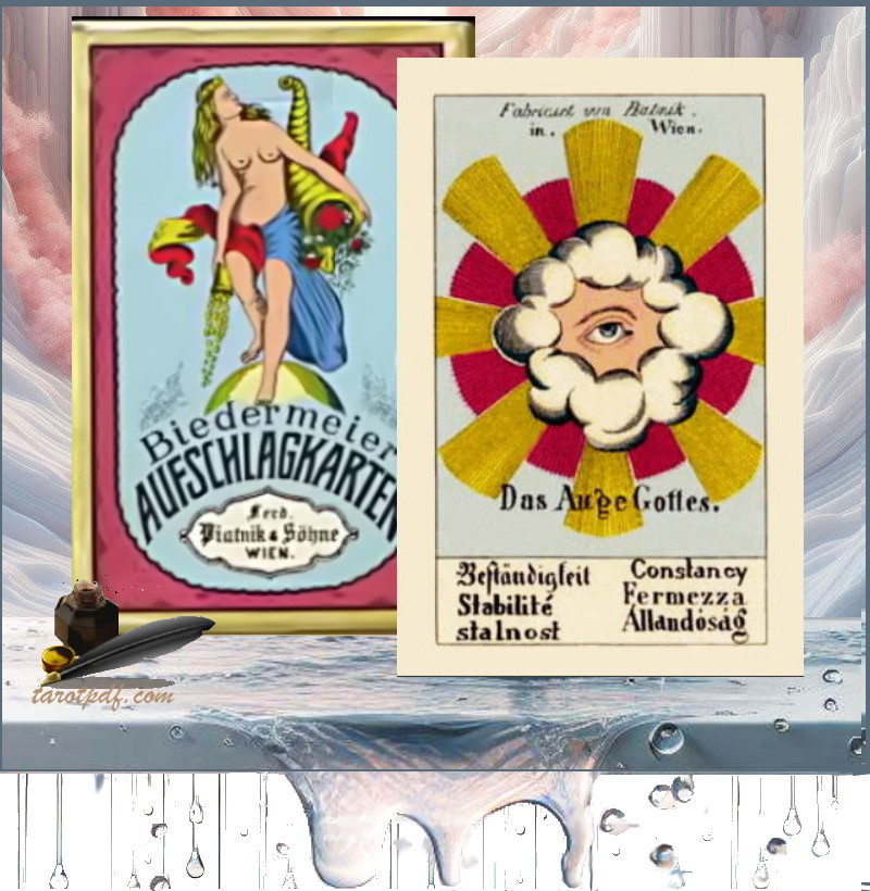 BIEDERMEIER CARDS BY PIATNIK 1901.